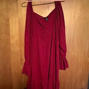 Red plus Women's Dress